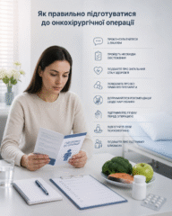 як правильно підготуватися до онкохірургії